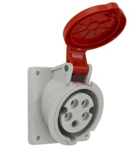 เต้ารับแบบฝังเฉียง (IP67) 3P+N+E 5P/400V 6h