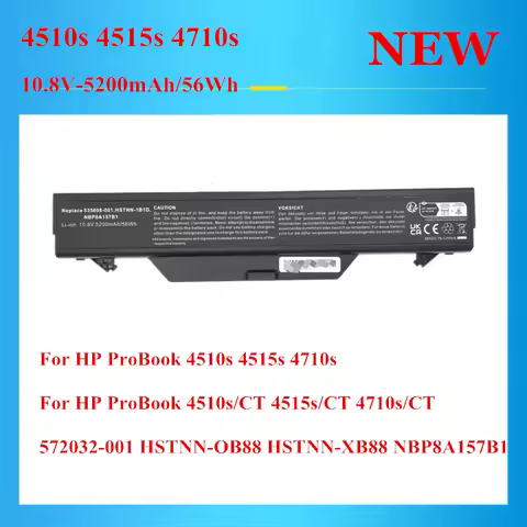 New 572032-001 HSTNN-OB88 HSTNN-XB88 NBP8A157B1 Laptop Battery For HP ProBook 4510s 4515s 4710s 4510