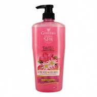 GINVERA WORLD SPA SWISS SHOWER SCRUB ALPHINE ROSE &amp; EDELWEISS-750ML