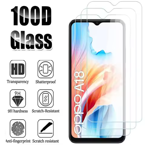 For OPPO A18/A38 2/4PCS HD Tempered Glass Film