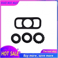 7 Times A Night Confidential Delivery Toys Male Lock Ring Liquid Silicone Double Bind Ring Four-piec
