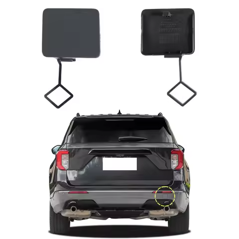 Rear Bumper Tow Hook Cap Towing Eye Cover For Ford Explorer 2020 2021 2022 2023 74253KX LB5Z17K922AA