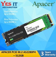 Apacer AS350X SATA III 2.5" / AS2280Q4L / AS2280P4 M.2 PCIe Gen4 x4 Solid State Drive SSD (128GB/256