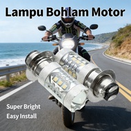 Motorcycle Light Bulb H6 PX15D Bicycle 12V Bright Super Led Front
