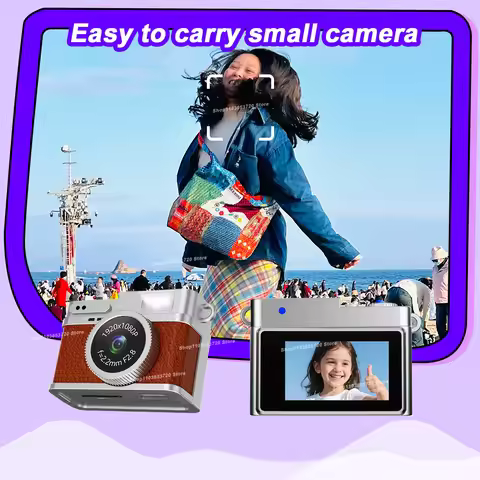 Digita Camera 0.96 Inch Thumb Student Sports Camera 1080P HD Campus Portable Small Video Camera Mini
