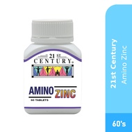 21ST CENTURY Amino Zinc 60's for Zinc Supplement HTM Pharmacy