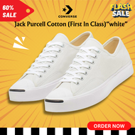 รุ่นฮิต Converse jack purcell ฺwhite  รองเท้าผ้าใบคอนเวิร์ส แจ็ค สีขาว คลาสสิค