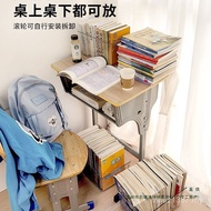 She Shelf Box Side Desk Book Student Classroom Under Desk Wheeled Storage Book Box for Book Storage 