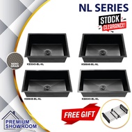 (Clearance Stock)NL SERIES NANOGRAIN KS5045-BL-NL/KS6846-BL-NL/KS6848-BL-NL/KS8045-BL-NL UnderMount 