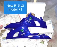 UNDERCOWL R15 NEW V3 Model R1 UC New R15 V3 VVA Cover Mesin sambungan fairing R15 V3