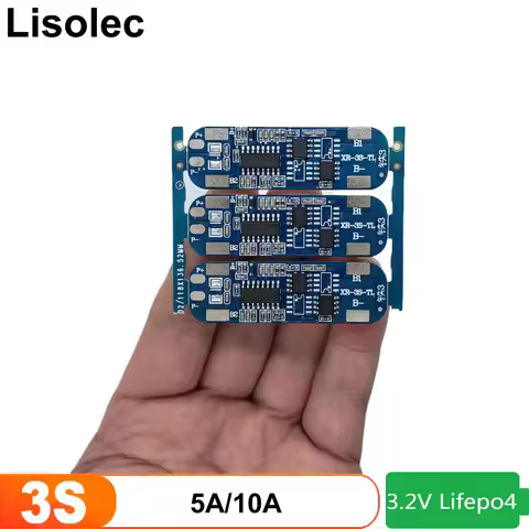 LiFePO4 BMS 3S 9.6V Protection Board 9V 18650 32650 Lithium Iron Phosphate Battery 5A 10A Charge Dis