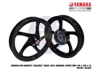 YAMAHA EGO AVANTIZ SOLARIZ GEAR 100% ORIGINAL 5L 5 LEG SPORT RIM 1VB-F5168-00 44P-F5338-00 140 x 160