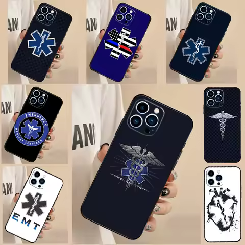 Emergency Medical Star of Life For Huawei Nova 8i 11i 12i 12s 9 10 SE Y60 Y70 Y90 Y72 Y73 Y61 Y91 P6