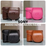 Leather Case Sony A6000 A6100 A6300 A6400 NEX6 Bag Cover Camera Bag