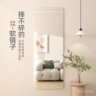 NEW Acrylic Soft Mirror Wall Self-Adhesive HD Punch-Free Full-Length Mirror Dormitory Bedroom Household Mirror Sticker