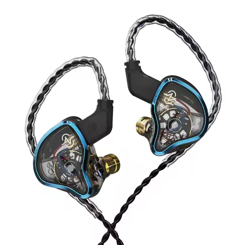 CCZ Warrior In-ear Monitor 3BA+1DD Hybrid Earphones 2Pin Connector Wired Headphone 4N OFC Cable Musi
