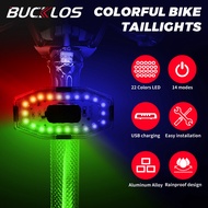 BUCKLOS Bike Tail Light Rechargeable Light for Bike Waterproof Road Bike Light MTB Signal Light