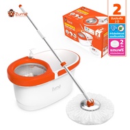 ชุดถังปั่นแบบสปรินค์ พร้อมที่ล้างทำความสะอาดอัตโนมัติ วัสดุสแตนเลส คุณภาพสูง ZUMO EMPIRES SPIN MOP S