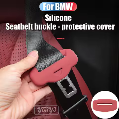 Car Seatbelt Buckle Cover Silicone for BMW 1357 series X1 X2 X3 X4 X5 X7 F30 G20 G30 M12345 seatbelt