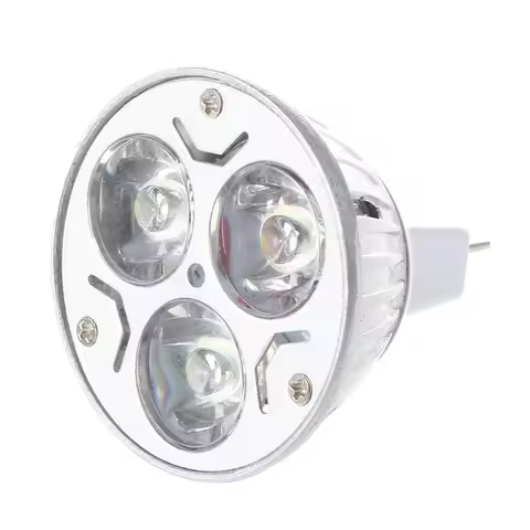 ABUP-3X MR16 GU5.3 12V Cool White Light Bulb 3X1W