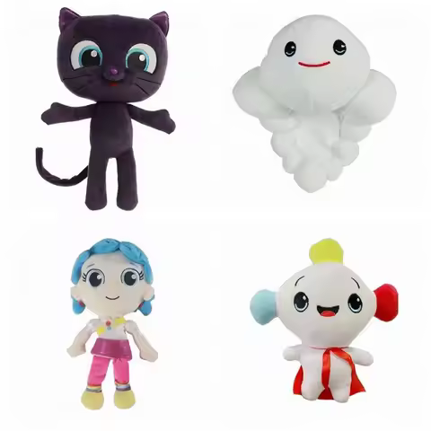 Anime True and The Rainbow Kingdom Cosplay Bartleby Cat Rainbow King Plush Cosplay for Fans Friends 