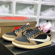 【LJR Batch】Travis Scott x Nike Air Jordan 1 Low OG "Cactus Jack" Basketball Shoes Casual Sneakers