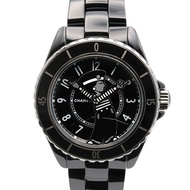 【二手】香奈兒 (Chanel) Mademoiselle J12 La Pausa H7609 黑色陶瓷男士腕錶