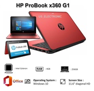 Laptop HP Yoga X360 G1 Pentium N4200 / RAM 4GB - SSD 512GB / 12" inch / Win 10 / (BONUS MOUSE/TAS)