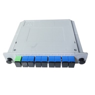 SC PC PLC   FTTH Fiber Optic Splitter Box  SC PLC Splitter Planar waveguide type Optical Coupler Spl