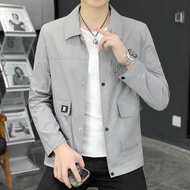 elgini windbreaker windbreaker jacket Sunscreen Clothing Men's Summer Lightweight Jacket Casual Ice 