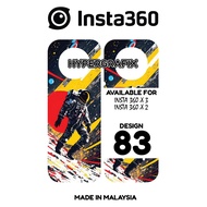 INSTA360 X2 / X3 / X4 / X5 / X4 AIR - STICKER SKIN - Camera PVC Protective Film -  DESIGN 5