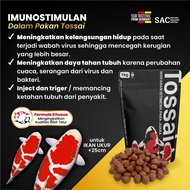 Pakan Premium Indukan Ikan Tossai Koi Pelet 8mm - 9mm Makanan koi Import Vietnam Pembesaran Growth