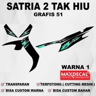 Satria 2-stroke Satria Hiu g51 Striping Sticker - Satria 2-stroke Satria Hiu g51 Decal Sticker