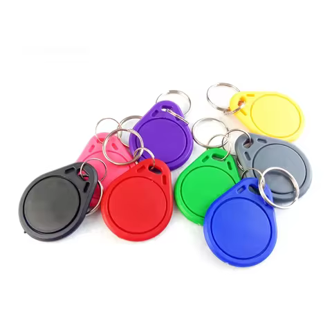 RFID ISO14443 MF Rewritable Keychain 13.56Mhz Clone Copy IC Copier Duplicator Access Control Tag 0 B