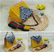 Tas selempang wanita terbaru leopard