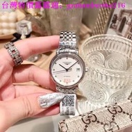 台灣特價Longines-浪琴 博雅系列 女士腕錶 全自動機械女錶 316L精鋼錶殼 藍寶石玻璃鏡面 精鋼錶帶 時尚 女