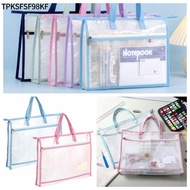 TPKSFSF98KF A3 Project Bag, Large Capacity Multifunctional Mesh Art Bag, Creative Gift Thickened wit