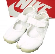 NIKE WMNS AIR RIFT 女鞋 896283-100 US 11 (28cm) 白色/白色-純鉑金 Tabi 襪帶綁帶運動鞋 [全新] [二手] [NIKE]