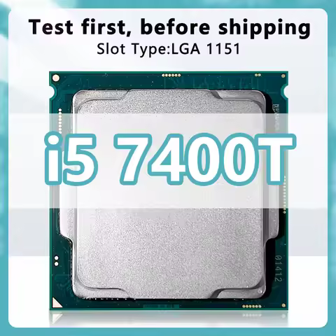 Core i5-7400T CPU 4 cores 4 threads 2.4GHz 6MB 35W 7th Generation Processor LGA1151 for Q270 Z270 Mo
