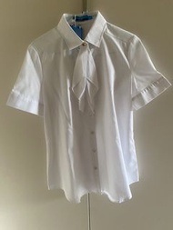 G2000白色短袖襯衫 恤衫