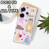 G8 - XIAOMI Case Latest F6 5Gpoco 2024 - Flexible rubber material - GIRL'S MOTIF - XIAOMI silicone F