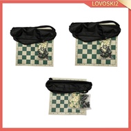 [Lovoski2] Portable Chess Set,Roll up Chess Board Game Set,Lightweight Board Games,Chess