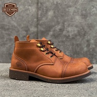 Bmlo06vb - Beckman Chukka IronRange Wax Leather Boots - Crazy Horse