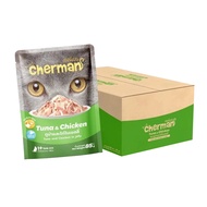 [ยกลัง] Cherman pouch อาหารแมวเปียกเชอร์แมน ยกลัง 48 ซอง( ขนาด 85gx48)