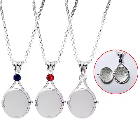 Fashionable H2O Mermaid Openable and Closable Pendant Necklace Creative H2O Shell Women's Jewelry Gi