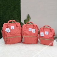 Nekokissbag Anelloแท้100% Canvas Backpack ( Mini & Regular & Large size ) กระเป๋าเป้สะพายหลัง อเนลโล