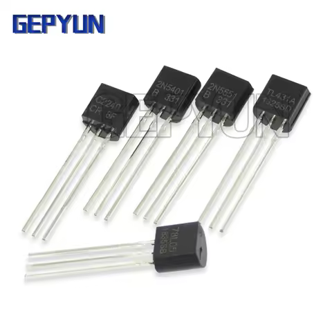 100pcs 2N5401 2N5551 TL431 78L05 2SA970 2SC2240 A970 A2240 2SA1266 2SC3198 2SC3355 2SD965 2SA992 TO-