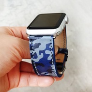Apple Watch軍用錶帶皮革不是帆布