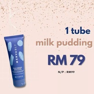 (ORIGINAL HQ) MERVABLY MILK PUDDING SCRUB MUKA TAK KASAR WHITEHEAD BLACKHEAD EXFOLIATOR NIACINAMIDE