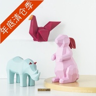 79 Yuan De Decoration Resin Rabbit 7 ClearanceNordic Animal Small Objects Ornaments Living Room Geom